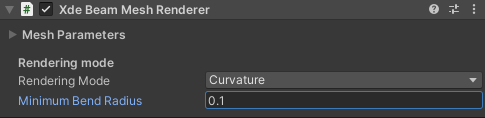 XdeBeamMeshRenderer component